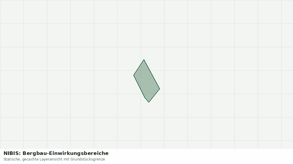 Statische Kartenansicht: NIBIS: Bergbau-Einwirkungsbereiche