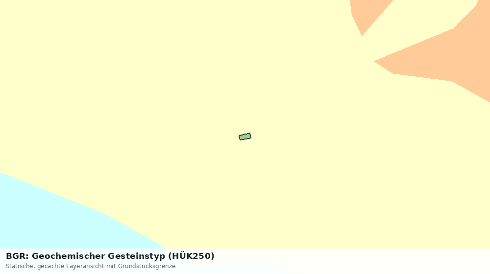 Statische Kartenansicht: BGR: Geochemischer Gesteinstyp (HÜK250)