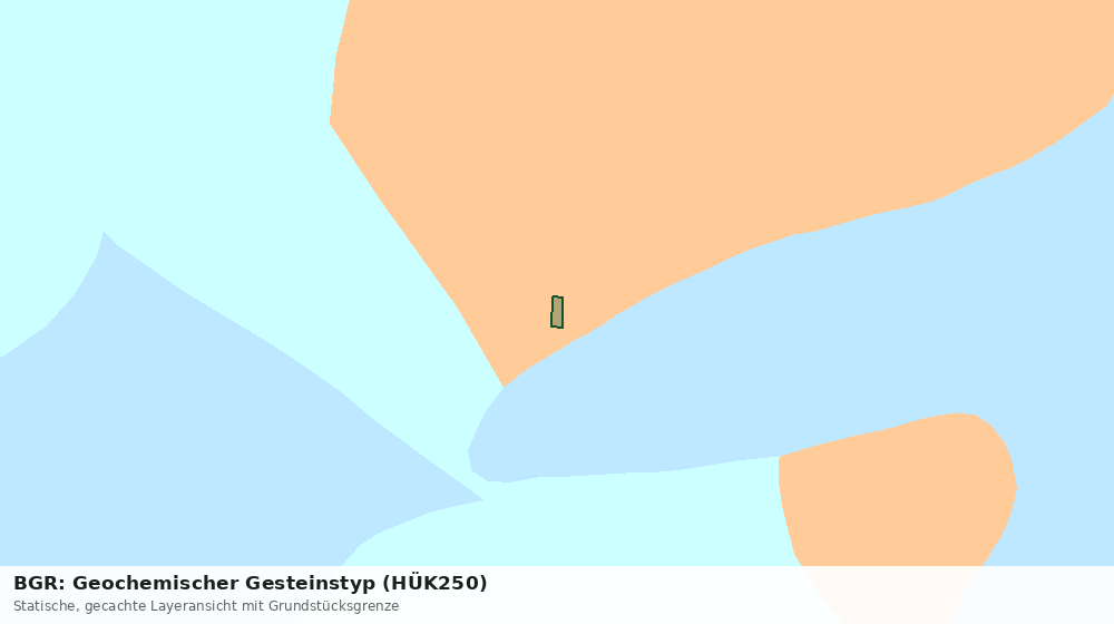Statische Kartenansicht: BGR: Geochemischer Gesteinstyp (HÜK250)