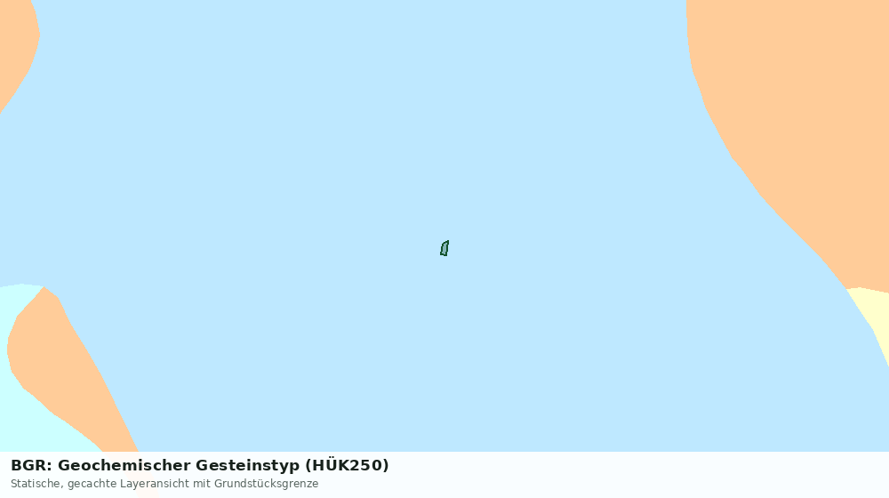Statische Kartenansicht: BGR: Geochemischer Gesteinstyp (HÜK250)