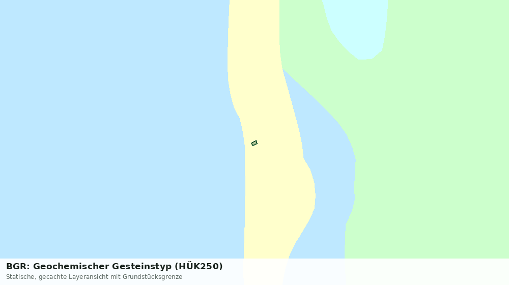 Statische Kartenansicht: BGR: Geochemischer Gesteinstyp (HÜK250)