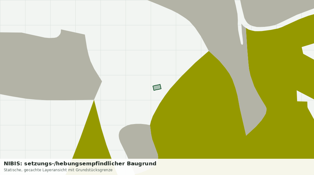 Statische Kartenansicht: NIBIS: setzungs-/hebungsempfindlicher Baugrund