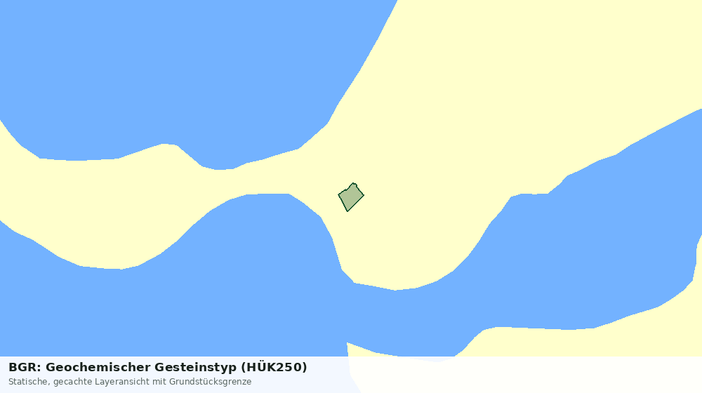 Statische Kartenansicht: BGR: Geochemischer Gesteinstyp (HÜK250)