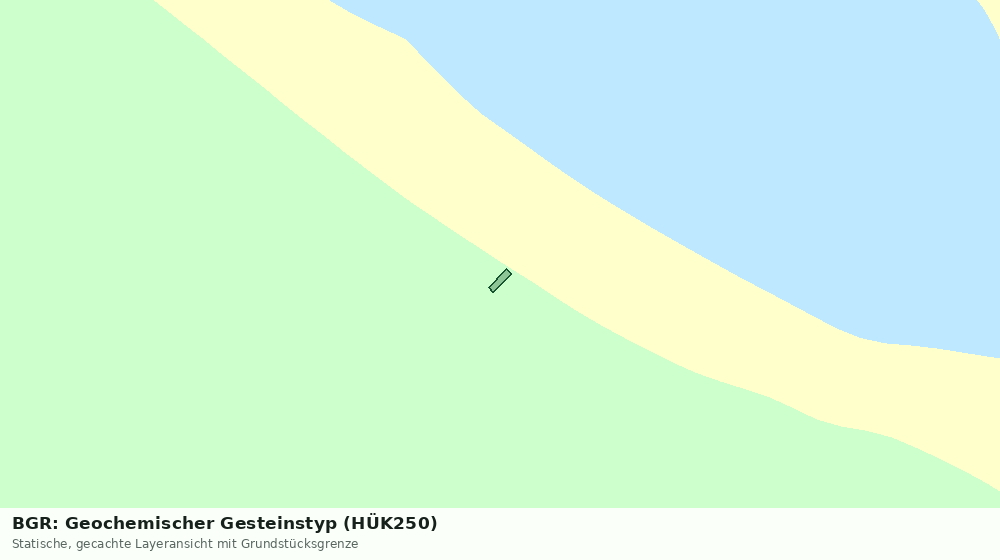 Statische Kartenansicht: BGR: Geochemischer Gesteinstyp (HÜK250)
