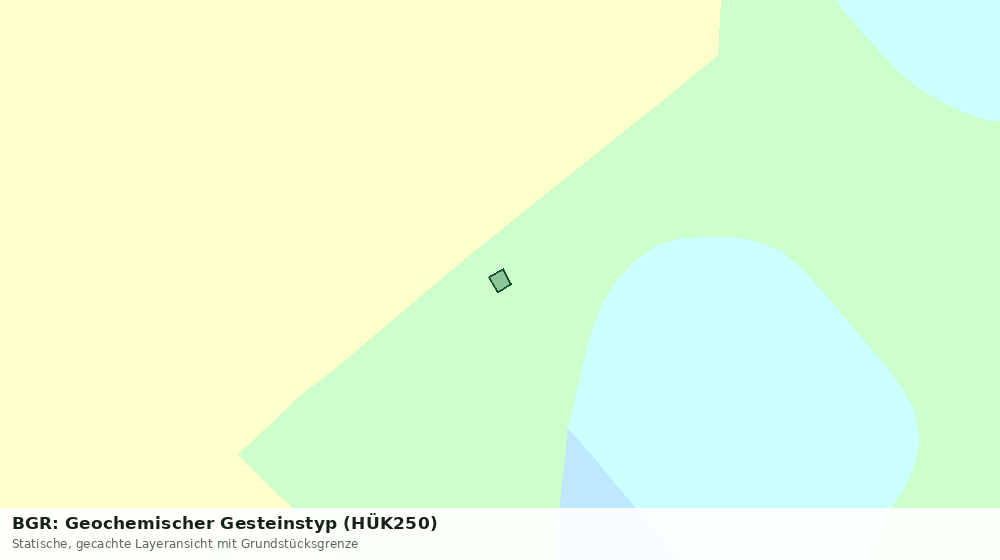 Statische Kartenansicht: BGR: Geochemischer Gesteinstyp (HÜK250)