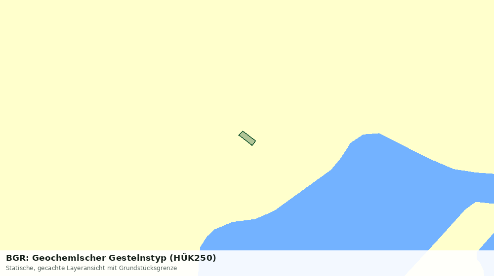 Statische Kartenansicht: BGR: Geochemischer Gesteinstyp (HÜK250)