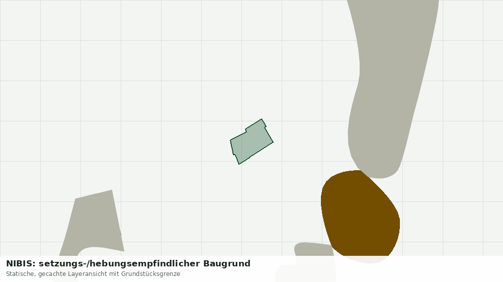 Statische Kartenansicht: NIBIS: setzungs-/hebungsempfindlicher Baugrund