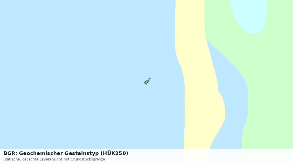 Statische Kartenansicht: BGR: Geochemischer Gesteinstyp (HÜK250)