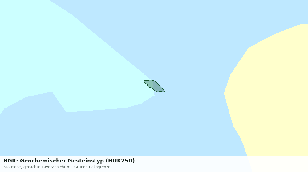 Statische Kartenansicht: BGR: Geochemischer Gesteinstyp (HÜK250)
