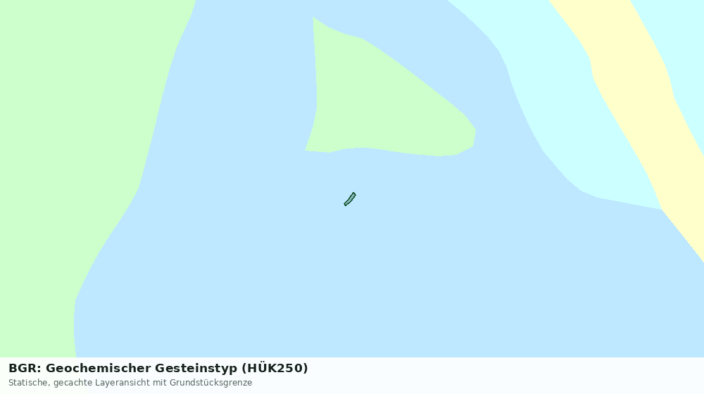 Statische Kartenansicht: BGR: Geochemischer Gesteinstyp (HÜK250)