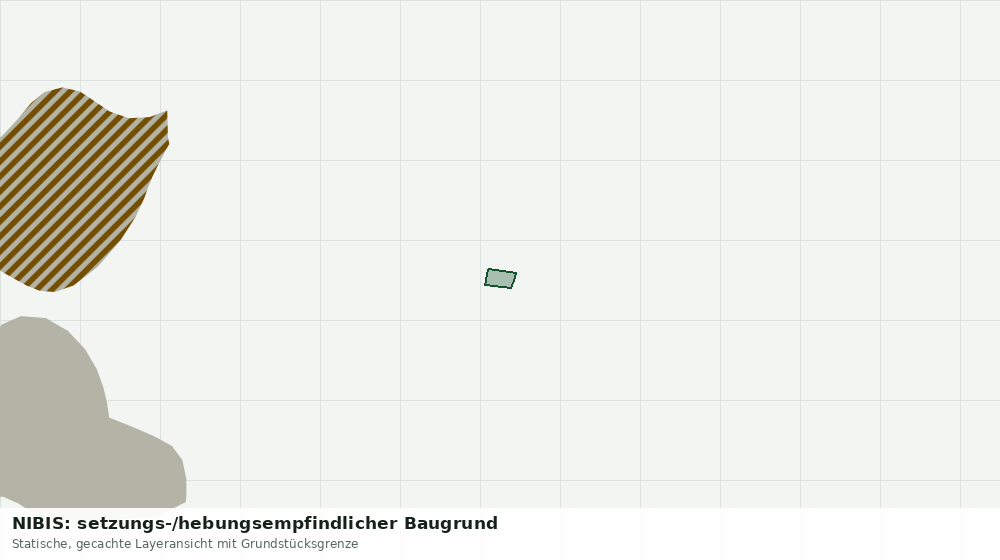Statische Kartenansicht: NIBIS: setzungs-/hebungsempfindlicher Baugrund