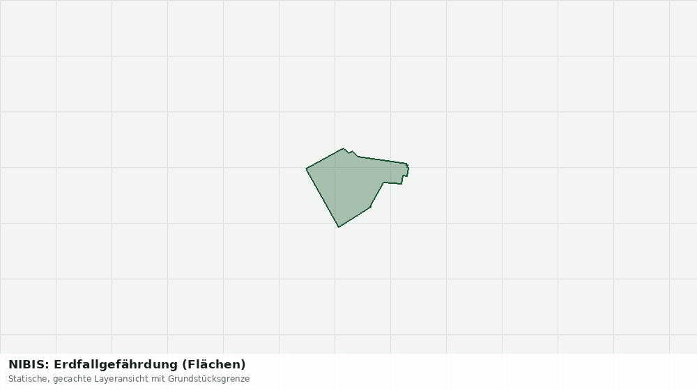 Statische Kartenansicht: NIBIS: Erdfallgefährdung (Flächen)