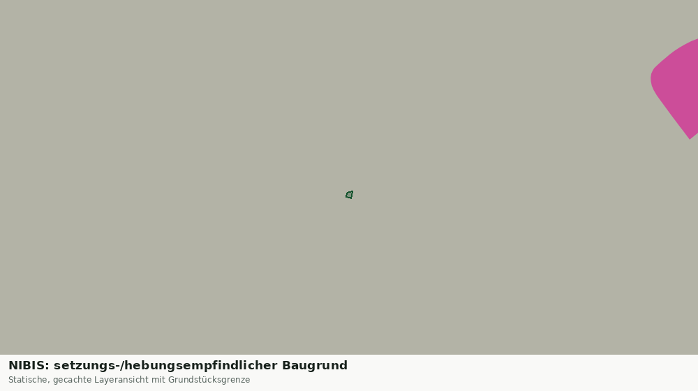 Statische Kartenansicht: NIBIS: setzungs-/hebungsempfindlicher Baugrund