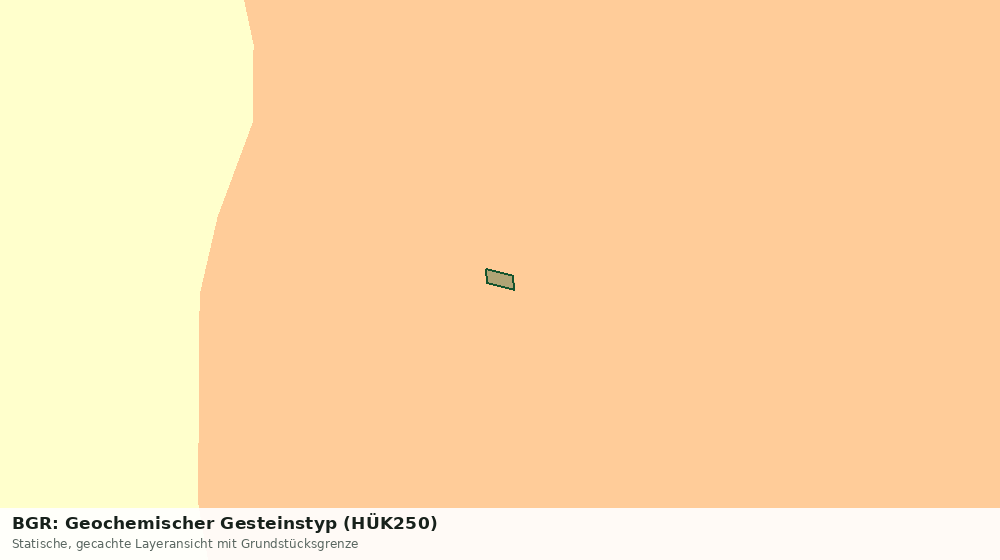Statische Kartenansicht: BGR: Geochemischer Gesteinstyp (HÜK250)