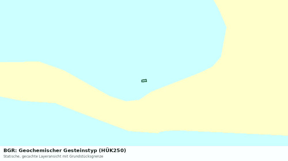 Statische Kartenansicht: BGR: Geochemischer Gesteinstyp (HÜK250)