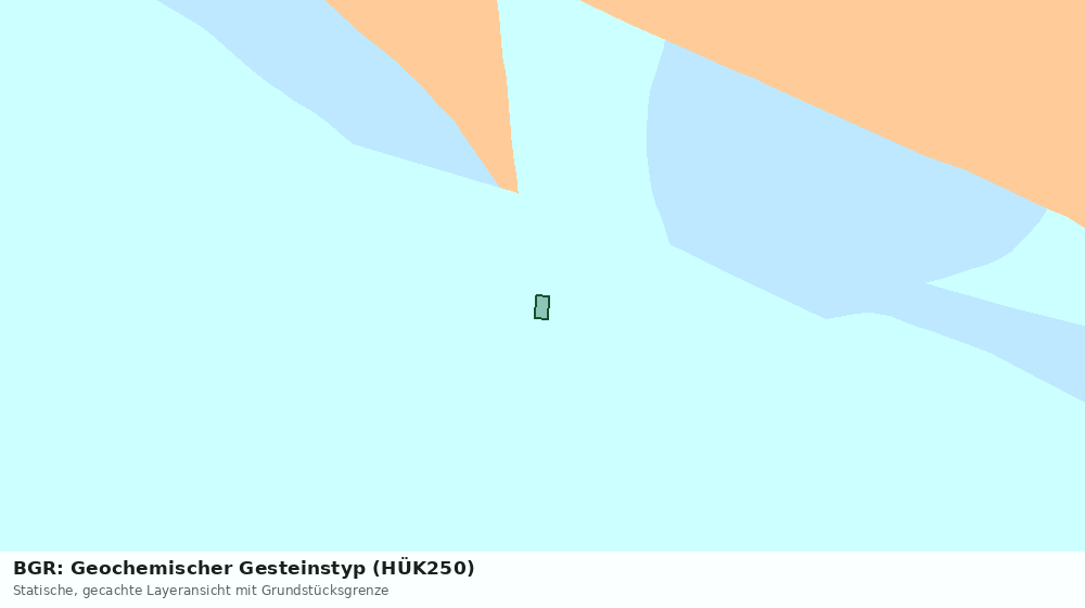 Statische Kartenansicht: BGR: Geochemischer Gesteinstyp (HÜK250)