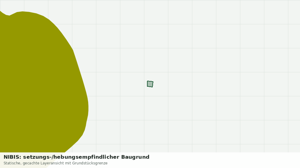 Statische Kartenansicht: NIBIS: setzungs-/hebungsempfindlicher Baugrund