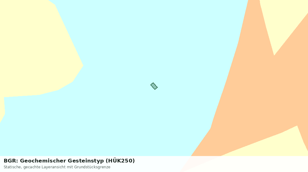 Statische Kartenansicht: BGR: Geochemischer Gesteinstyp (HÜK250)