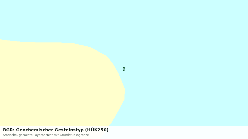 Statische Kartenansicht: BGR: Geochemischer Gesteinstyp (HÜK250)