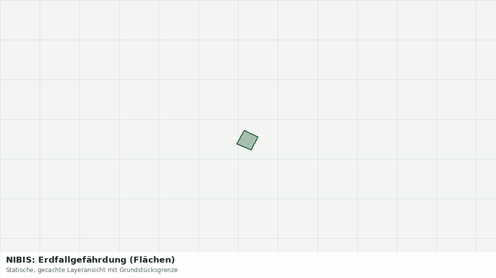 Statische Kartenansicht: NIBIS: Erdfallgefährdung (Flächen)