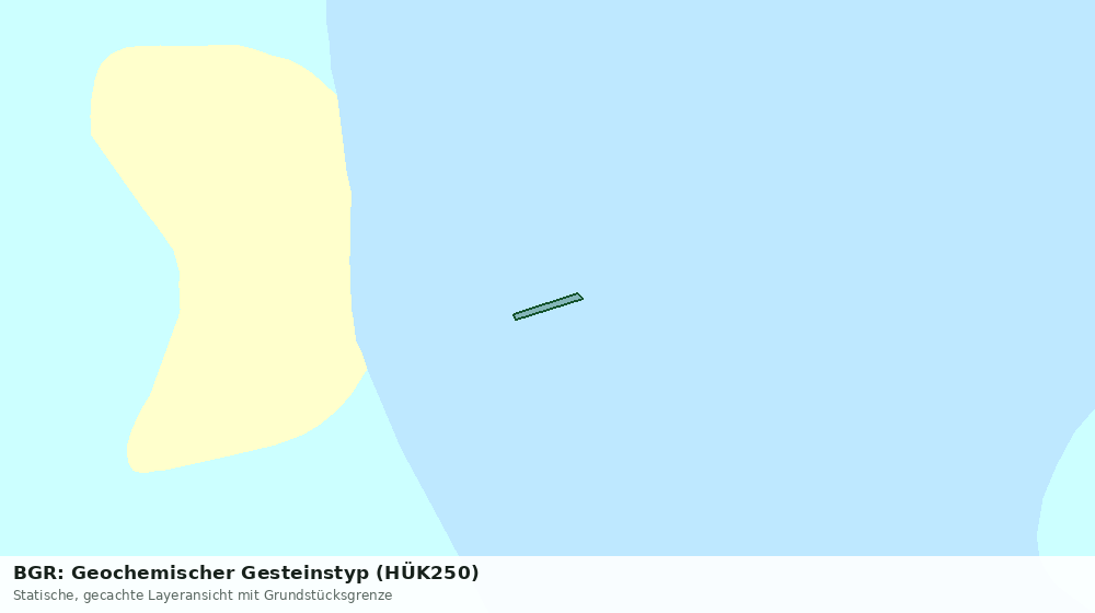 Statische Kartenansicht: BGR: Geochemischer Gesteinstyp (HÜK250)