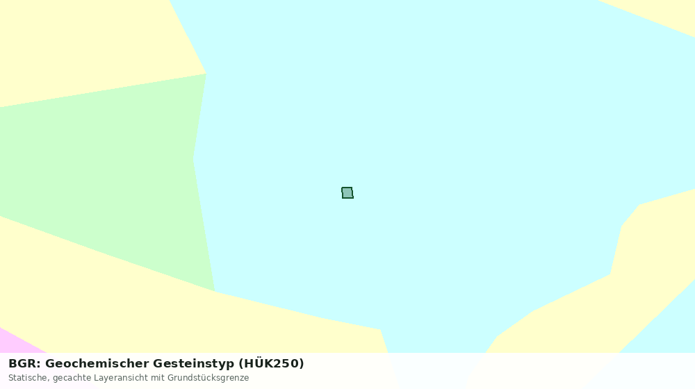 Statische Kartenansicht: BGR: Geochemischer Gesteinstyp (HÜK250)