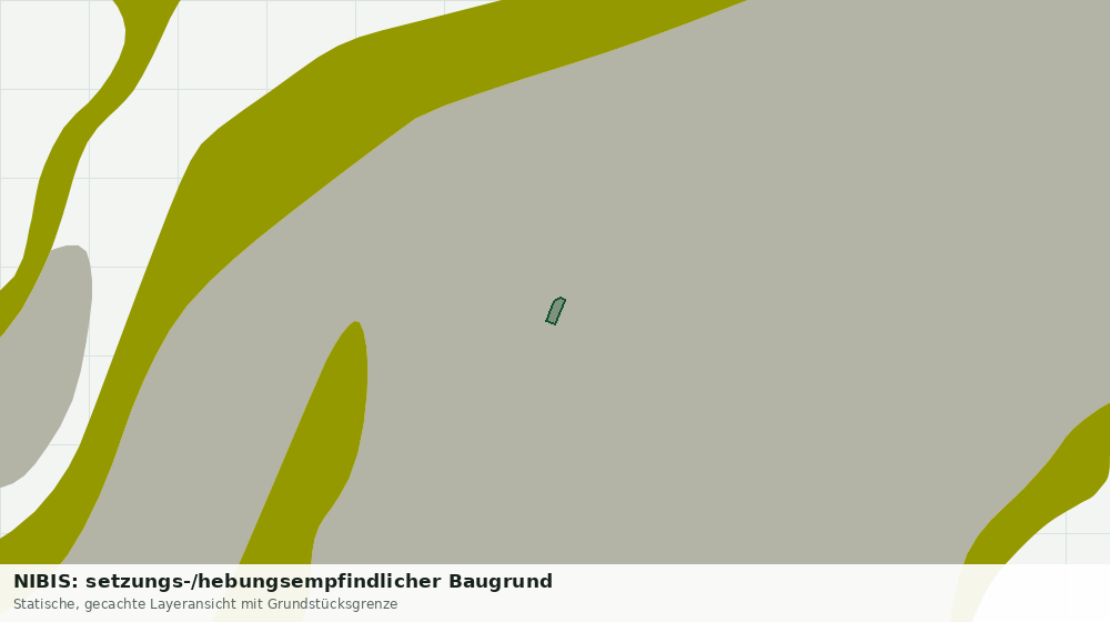 Statische Kartenansicht: NIBIS: setzungs-/hebungsempfindlicher Baugrund