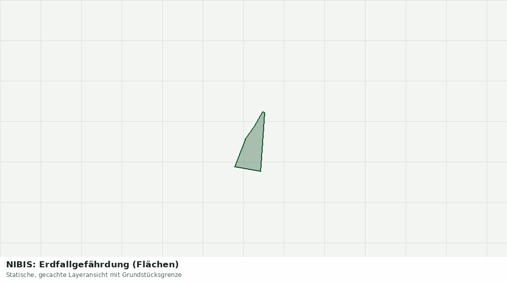 Statische Kartenansicht: NIBIS: Erdfallgefährdung (Flächen)