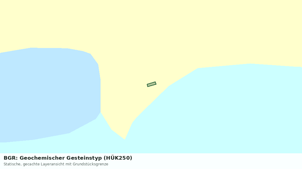 Statische Kartenansicht: BGR: Geochemischer Gesteinstyp (HÜK250)
