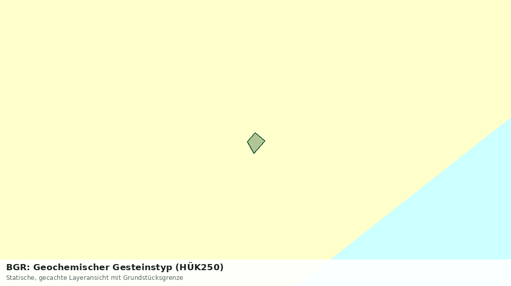 Statische Kartenansicht: BGR: Geochemischer Gesteinstyp (HÜK250)