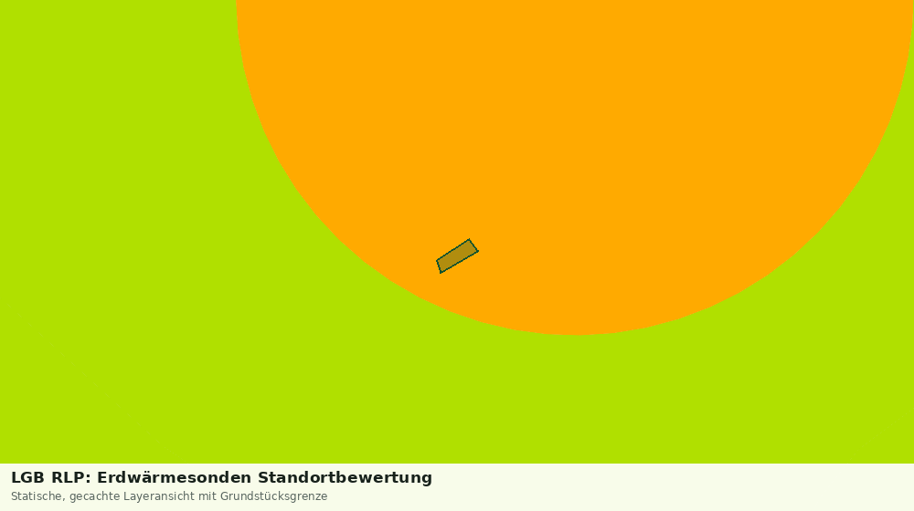 Statische Kartenansicht: LGB RLP: Erdwärmesonden Standortbewertung