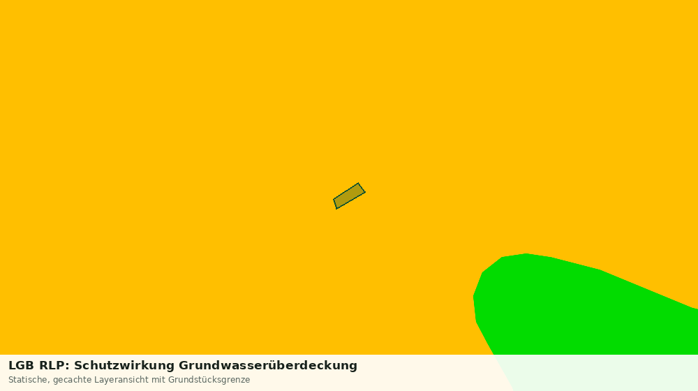 Statische Kartenansicht: LGB RLP: Schutzwirkung Grundwasserüberdeckung