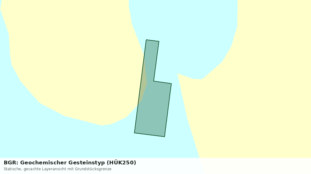 Statische Kartenansicht: BGR: Geochemischer Gesteinstyp (HÜK250)