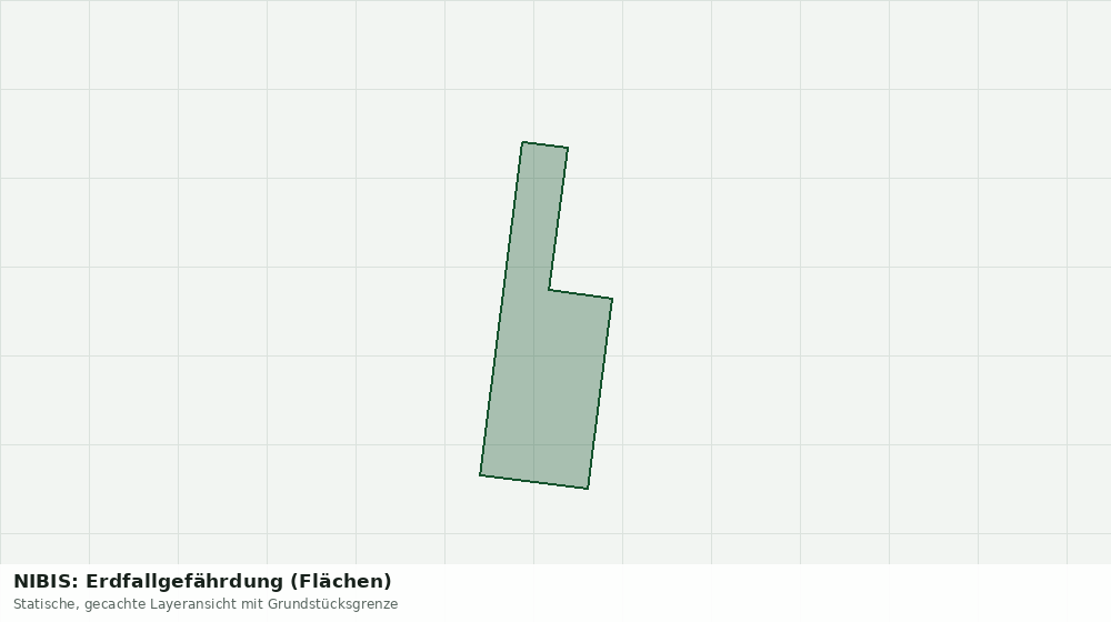 Statische Kartenansicht: NIBIS: Erdfallgefährdung (Flächen)