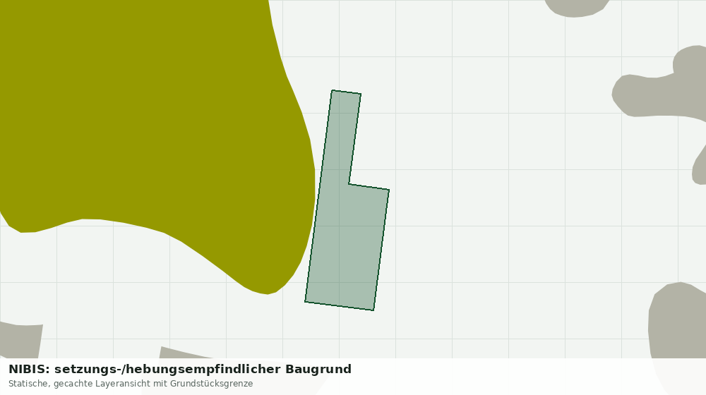 Statische Kartenansicht: NIBIS: setzungs-/hebungsempfindlicher Baugrund