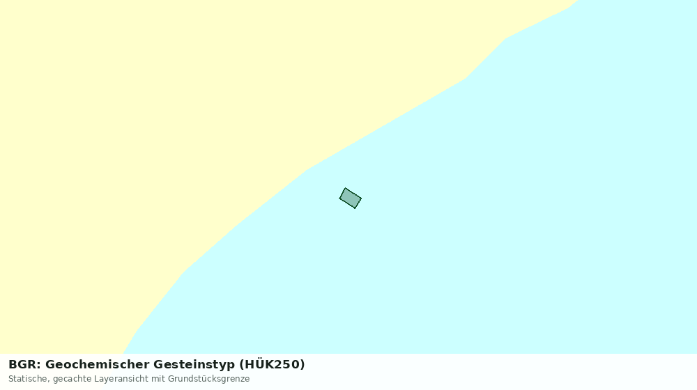 Statische Kartenansicht: BGR: Geochemischer Gesteinstyp (HÜK250)