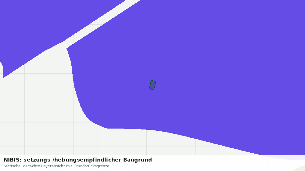 Statische Kartenansicht: NIBIS: setzungs-/hebungsempfindlicher Baugrund
