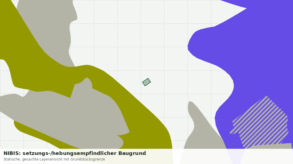 Statische Kartenansicht: NIBIS: setzungs-/hebungsempfindlicher Baugrund