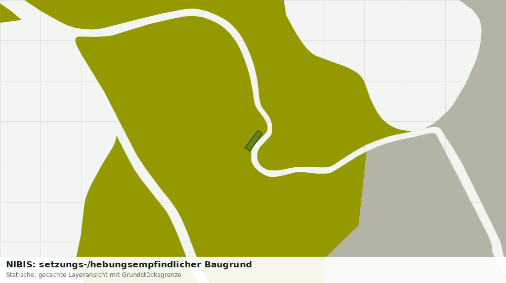 Statische Kartenansicht: NIBIS: setzungs-/hebungsempfindlicher Baugrund