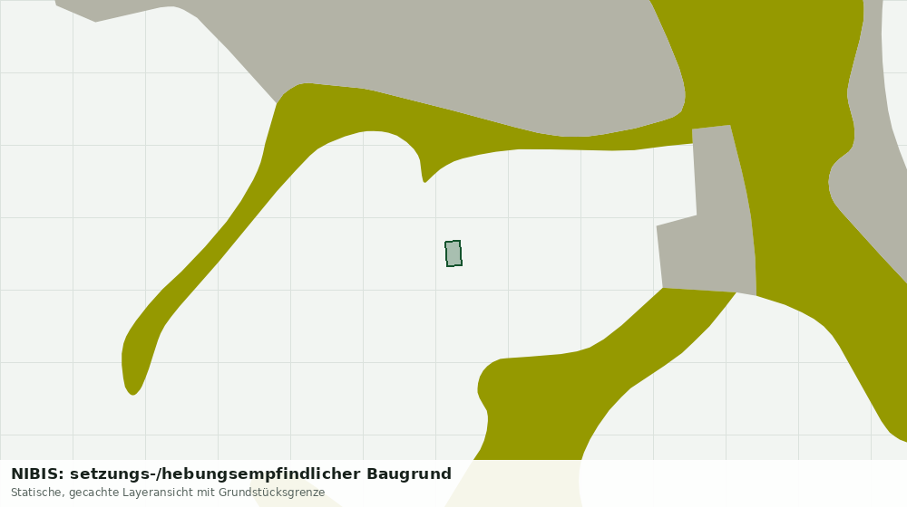 Statische Kartenansicht: NIBIS: setzungs-/hebungsempfindlicher Baugrund