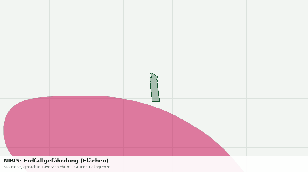 Statische Kartenansicht: NIBIS: Erdfallgefährdung (Flächen)