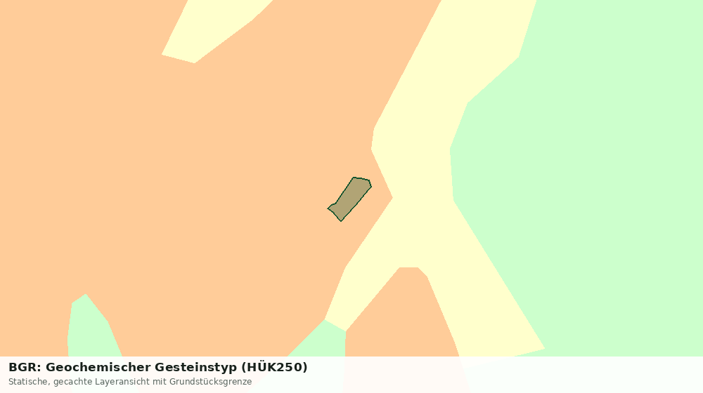 Statische Kartenansicht: BGR: Geochemischer Gesteinstyp (HÜK250)