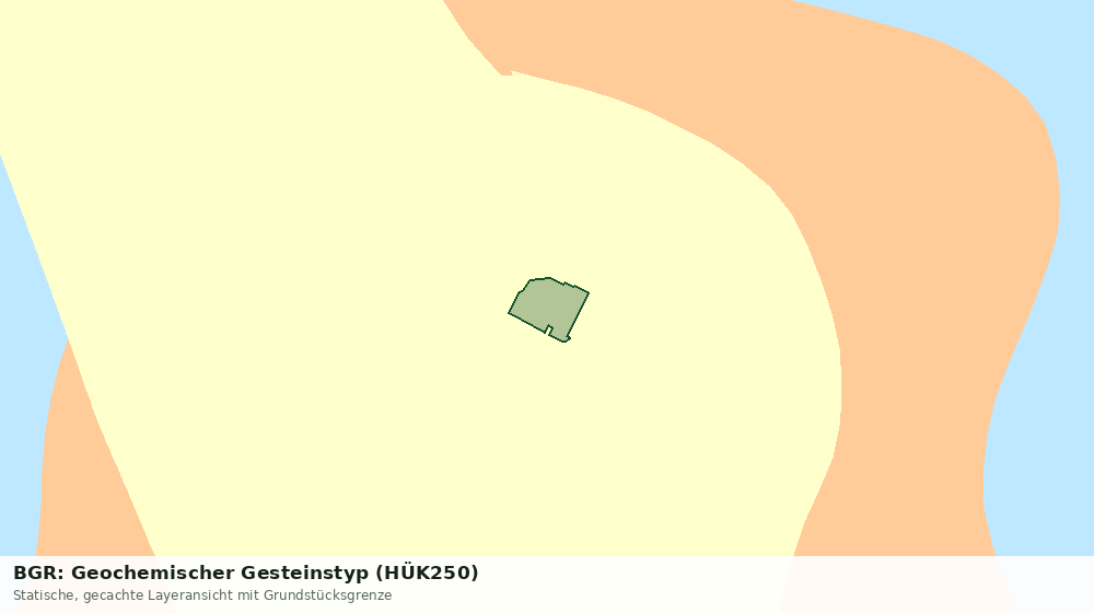 Statische Kartenansicht: BGR: Geochemischer Gesteinstyp (HÜK250)