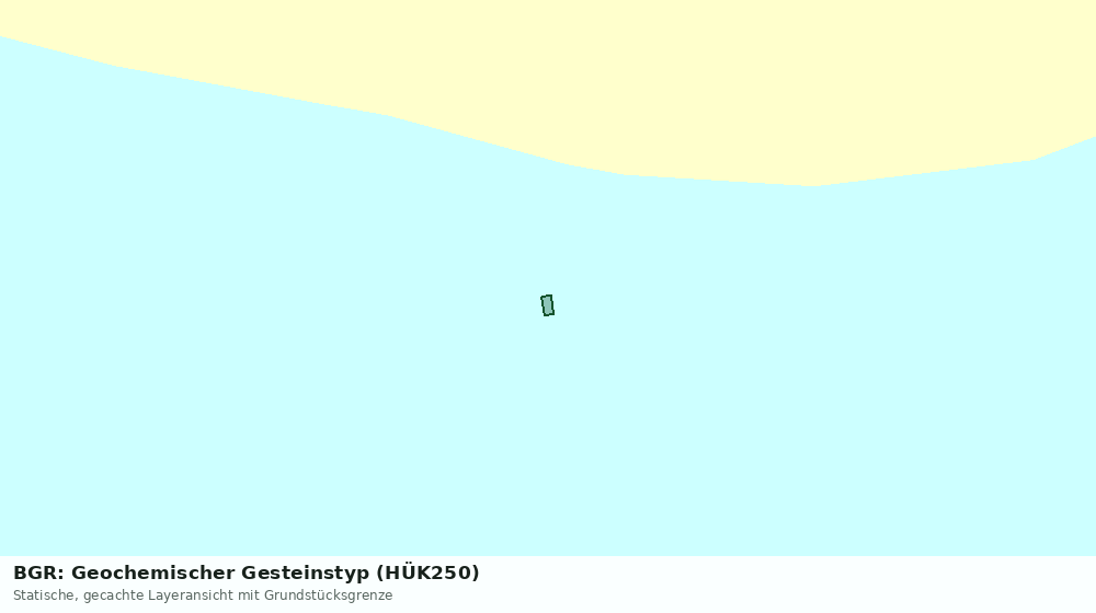Statische Kartenansicht: BGR: Geochemischer Gesteinstyp (HÜK250)