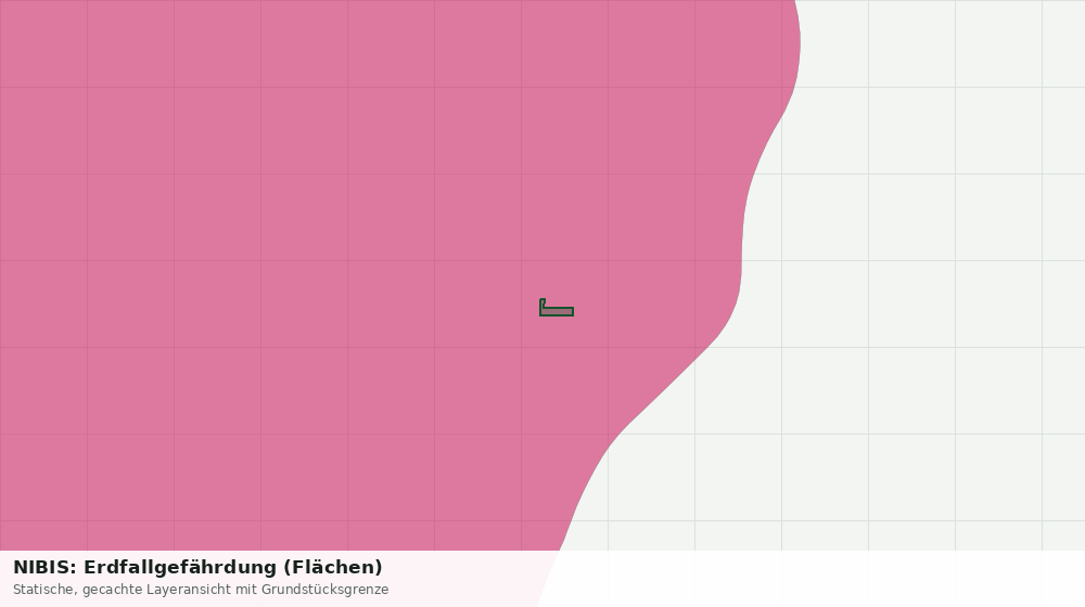 Statische Kartenansicht: NIBIS: Erdfallgefährdung (Flächen)