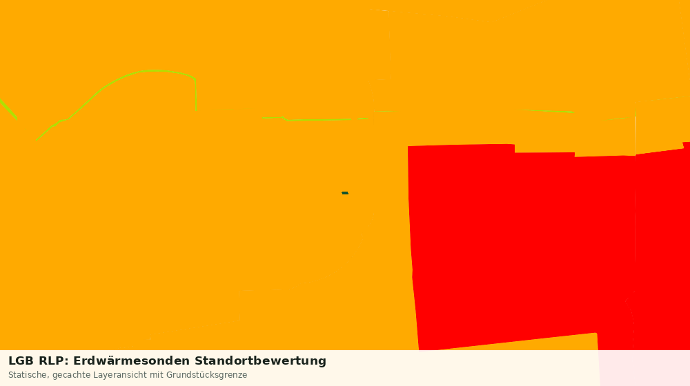 Statische Kartenansicht: LGB RLP: Erdwärmesonden Standortbewertung