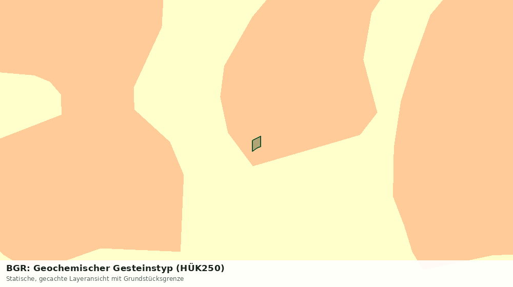 Statische Kartenansicht: BGR: Geochemischer Gesteinstyp (HÜK250)