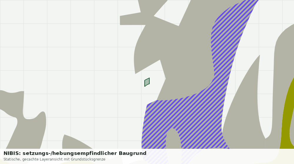 Statische Kartenansicht: NIBIS: setzungs-/hebungsempfindlicher Baugrund