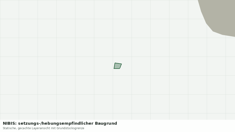 Statische Kartenansicht: NIBIS: setzungs-/hebungsempfindlicher Baugrund