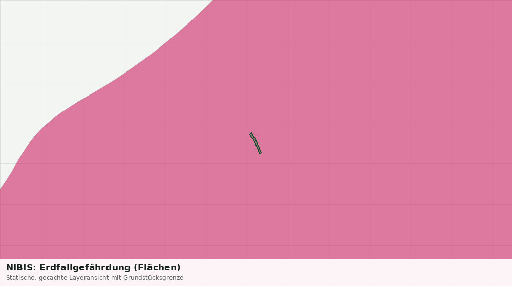 Statische Kartenansicht: NIBIS: Erdfallgefährdung (Flächen)